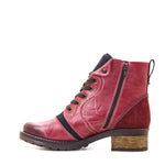 Karissa Scrunched Leather & Neoprene Boot