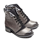 Karissa Scrunched Leather & Neoprene Boot