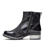 Kassia Leather & Burel Wool Boot