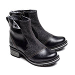 Kassia Leather & Burel Wool Boot