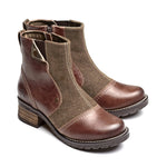 Kassia Leather & Burel Wool Boot