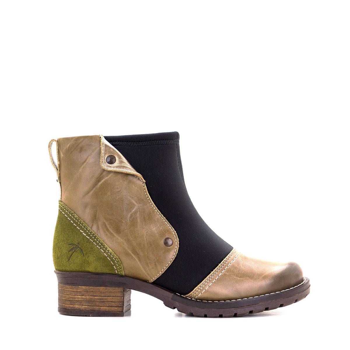 Kassia Leather & Neoprene Boot