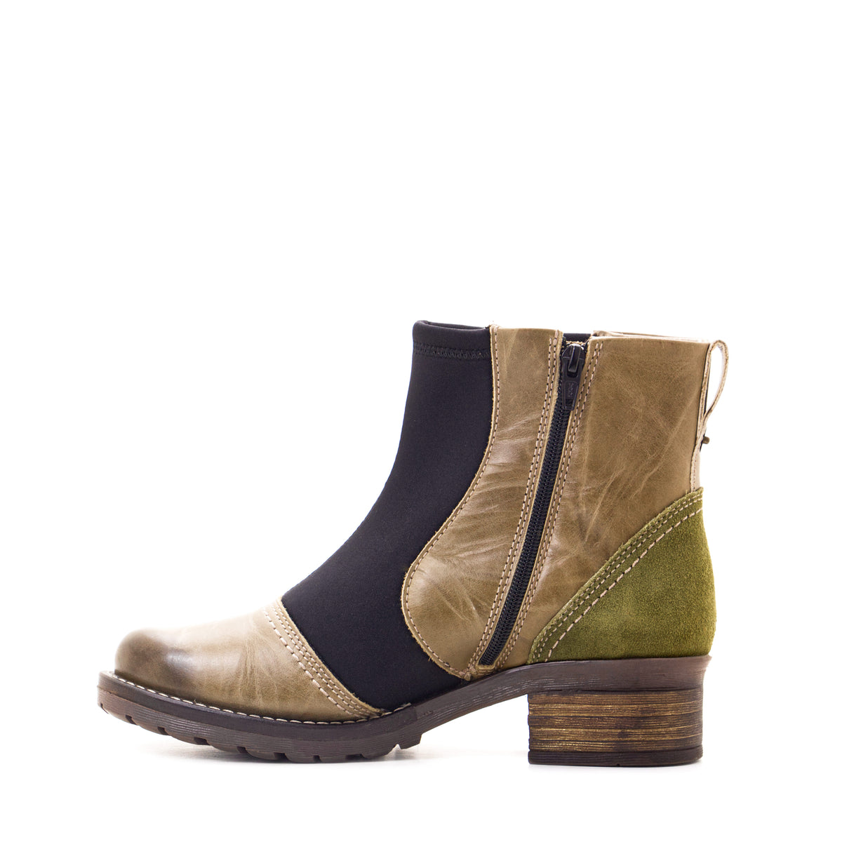 Kassia Leather & Neoprene Boot