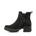 Katniss Nubuck Leather & Camo Boot