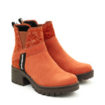 Katniss Nubuck Leather & Camo Boot