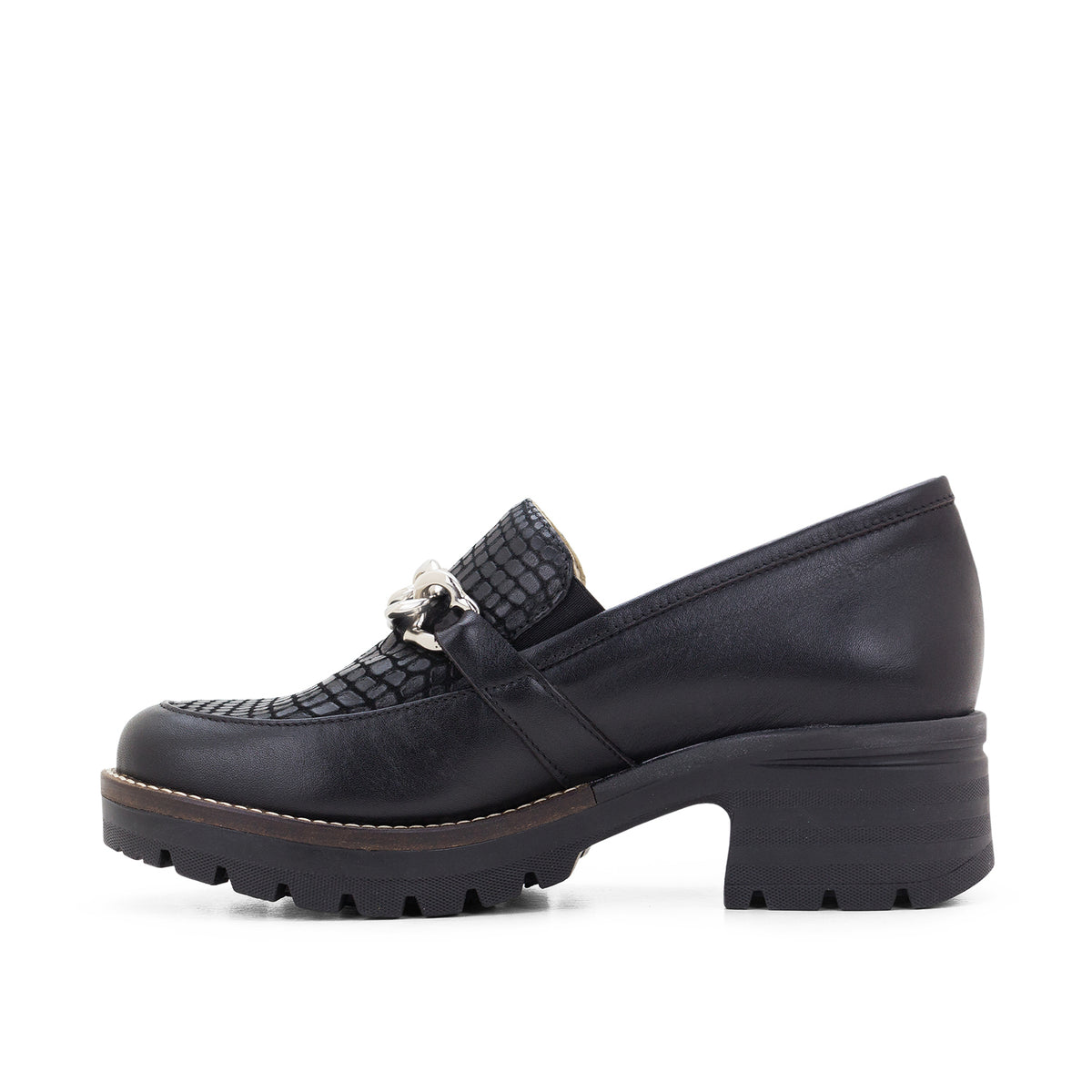 Kella Leather Platform Loafers