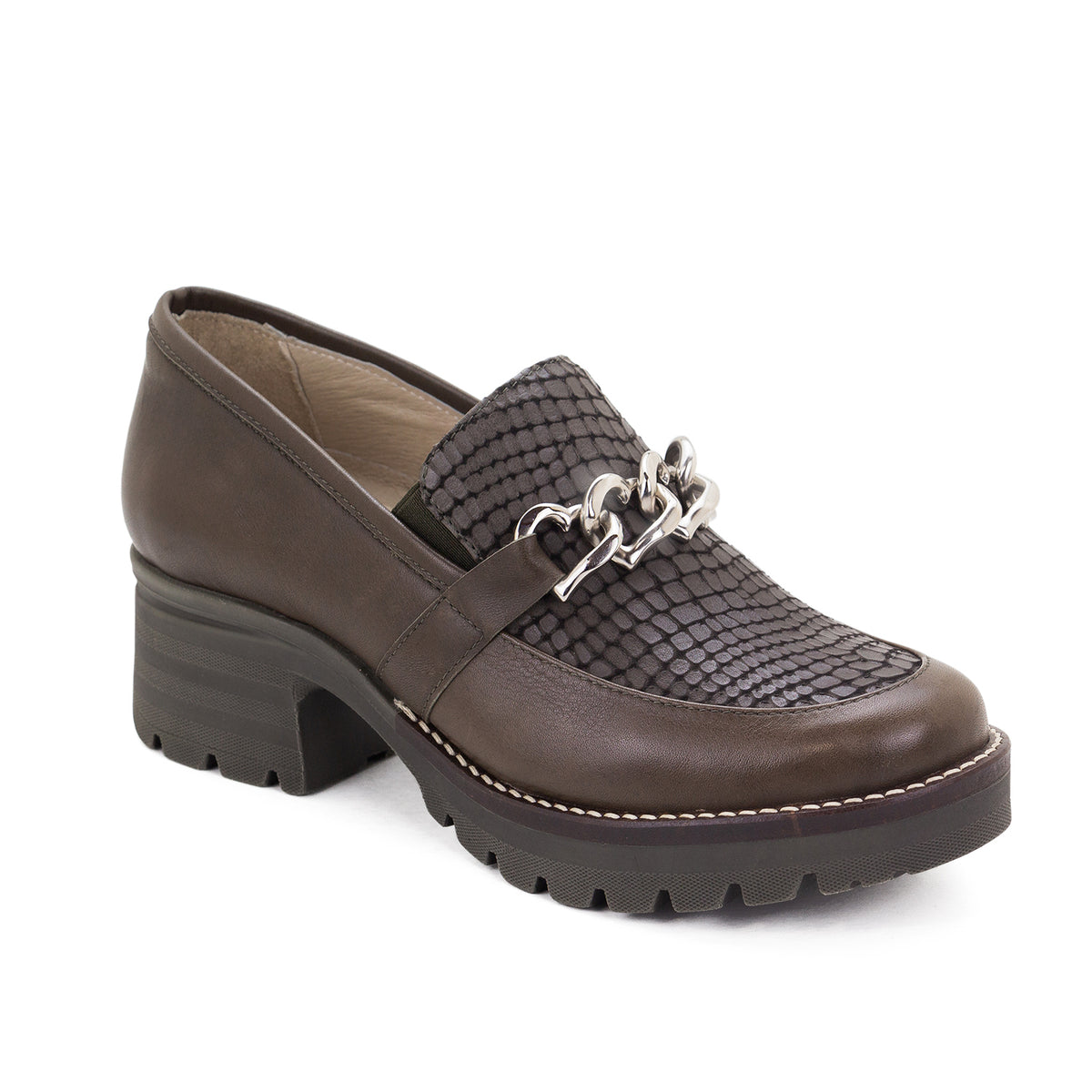 Kella Leather Platform Loafers