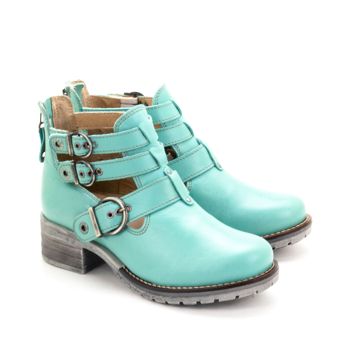 Kelsy Short Summer Leather Boot