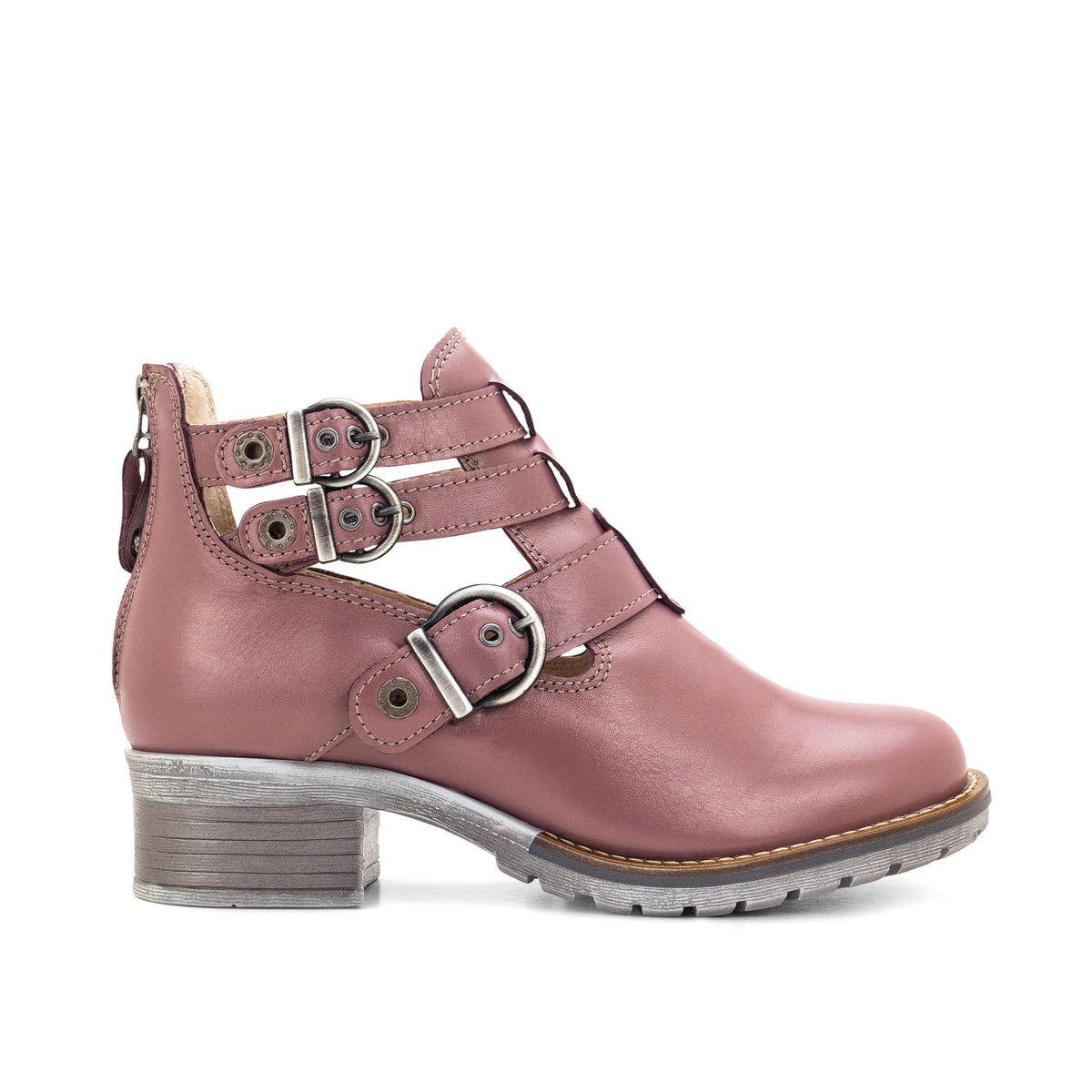 Kelsy Short Summer Leather Boot