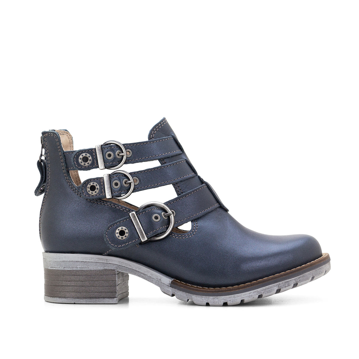 Kelsy Short Summer Pearl Leather Boot