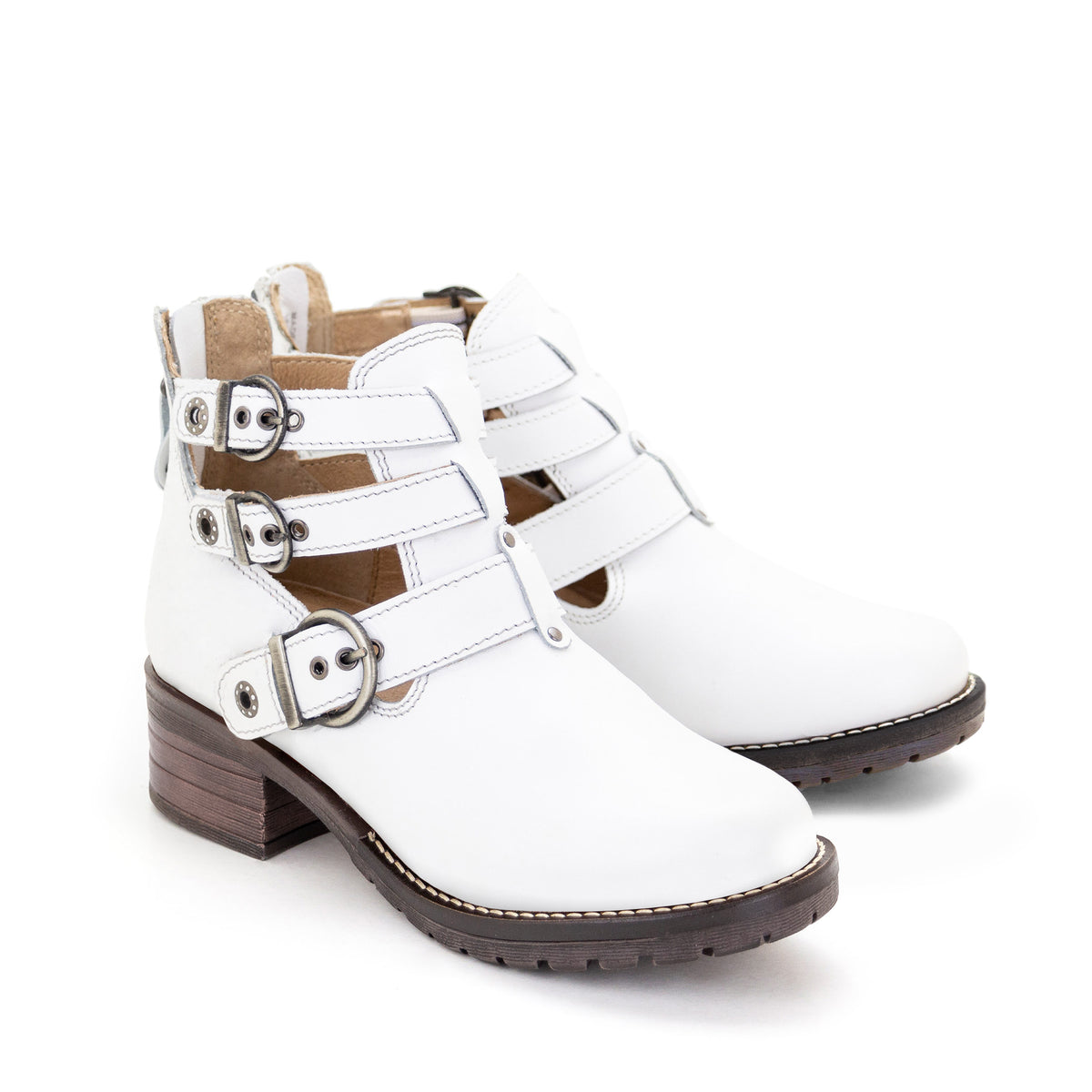 Kelsy Short Summer Leather Boot