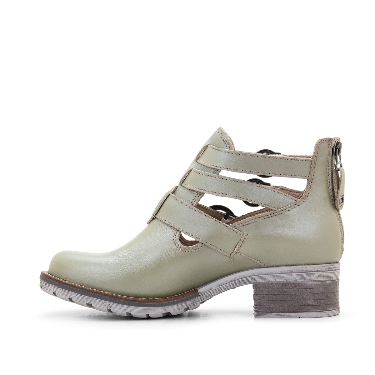 Kelsy Short Summer Pearl Leather Boot