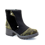Kitty Suede & Neoprene Ankle Boot