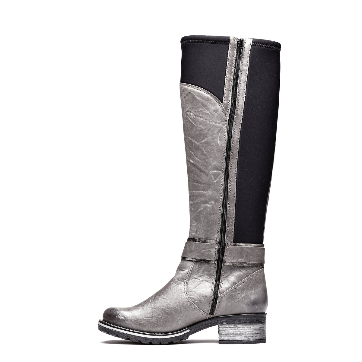 Kody Knee High Leather & Neoprene Boot