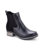Kourtney Scrunched Leather Chelsea Boot