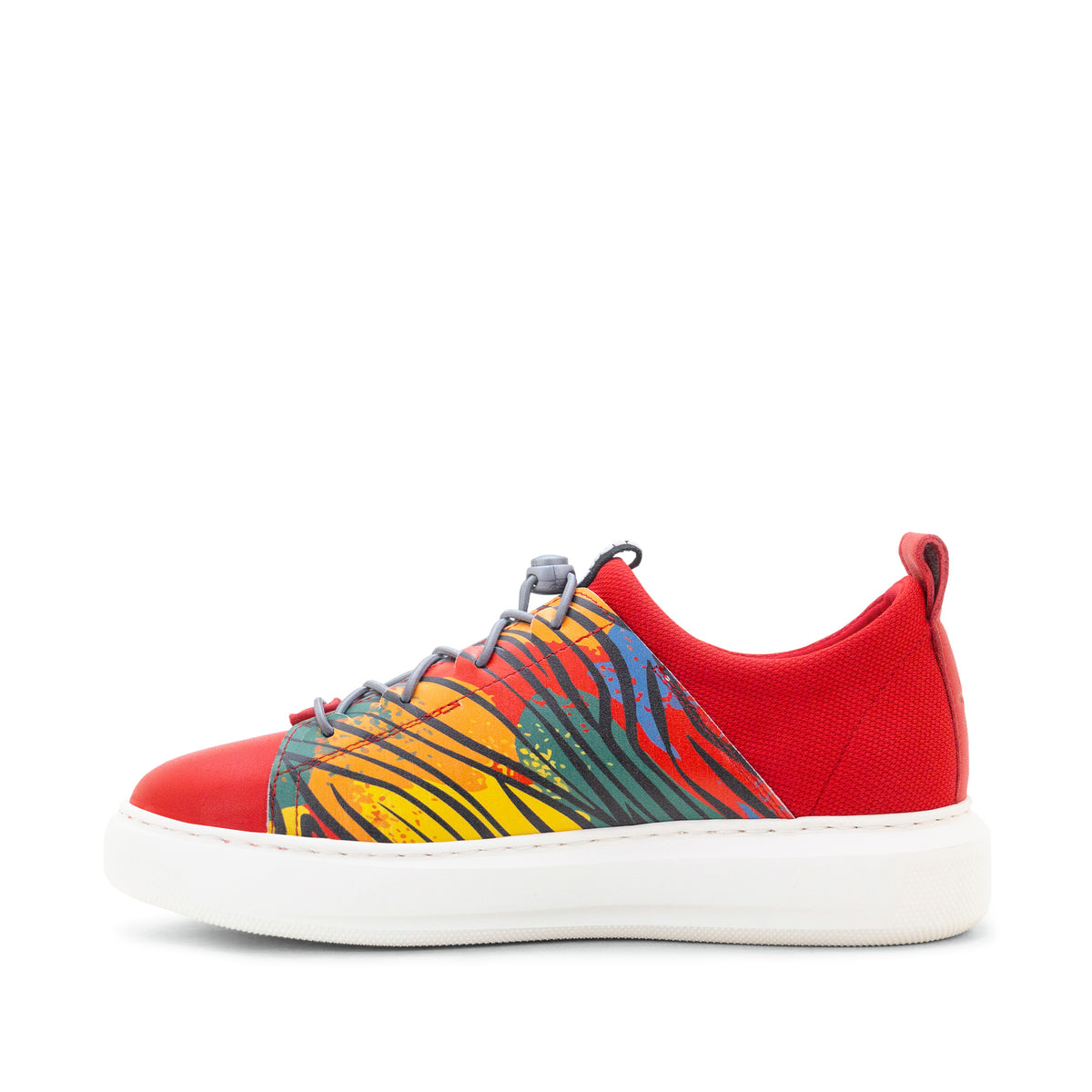 Oyster Bay Leather & Canvas Sneaker - Odessa Safari