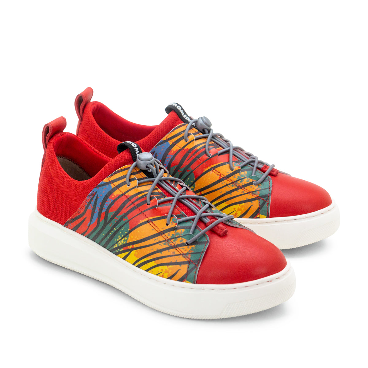 Oyster Bay Leather & Canvas Sneaker - Odessa Safari
