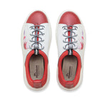 Oyster Bay Leather & Canvas Sneaker - Ophelia Butterfly