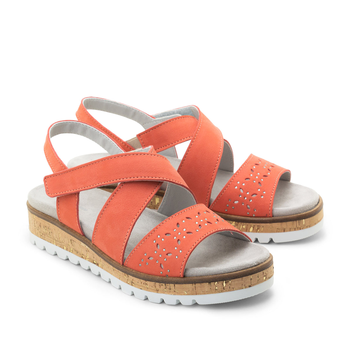 Reese Leather Strappy Adjustable Sandals