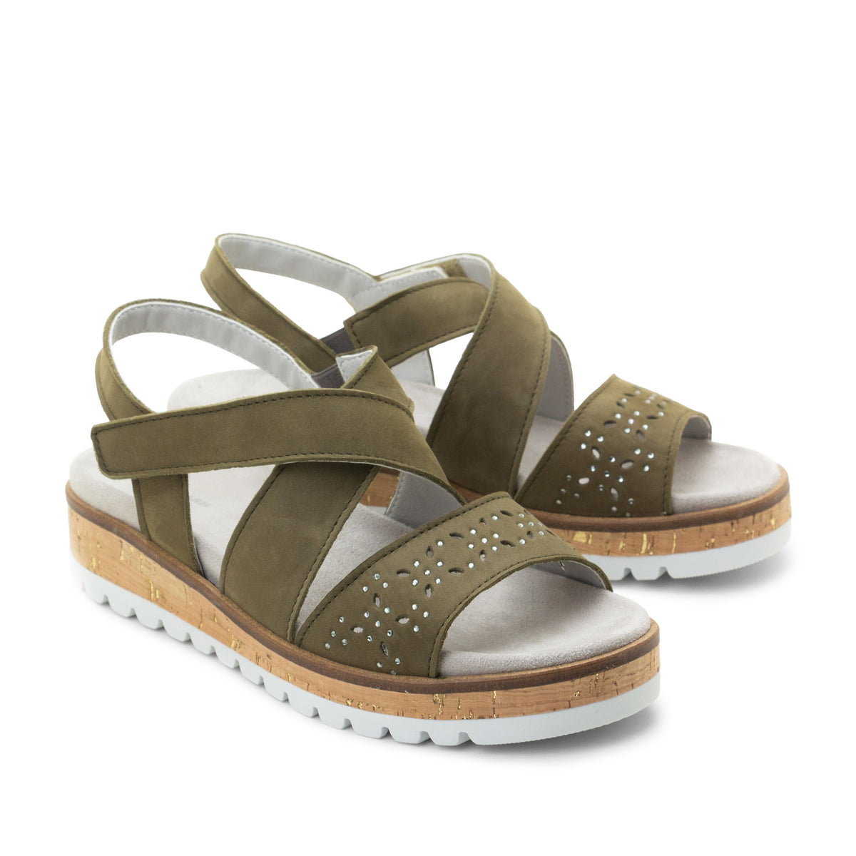Reese Leather Strappy Adjustable Sandals