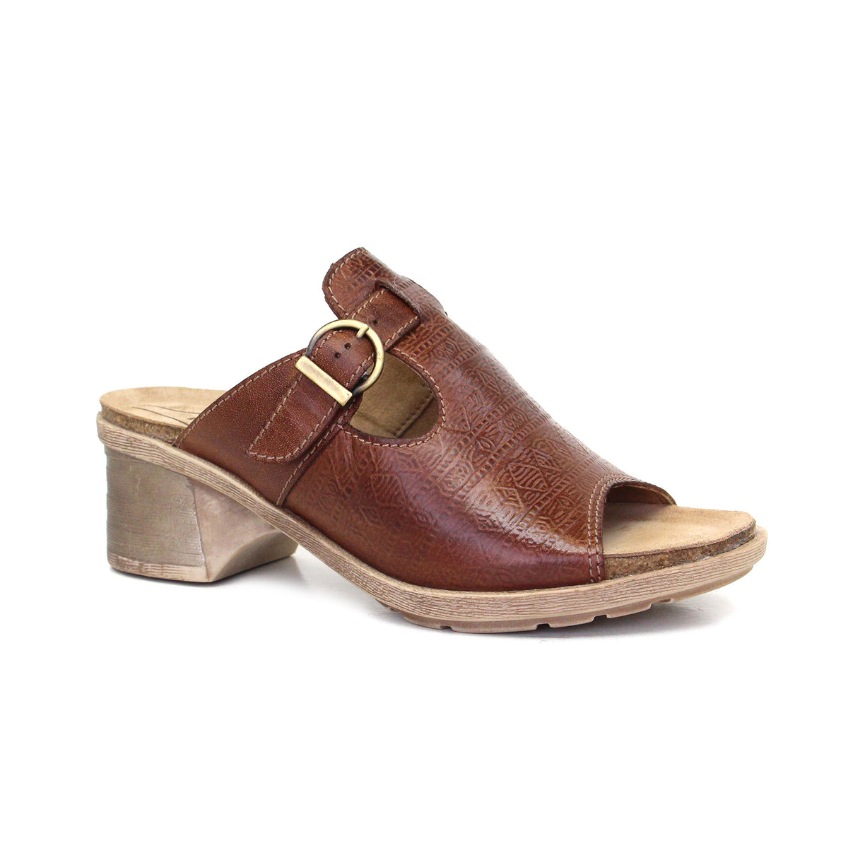 Sharon Leather Mule Sandals