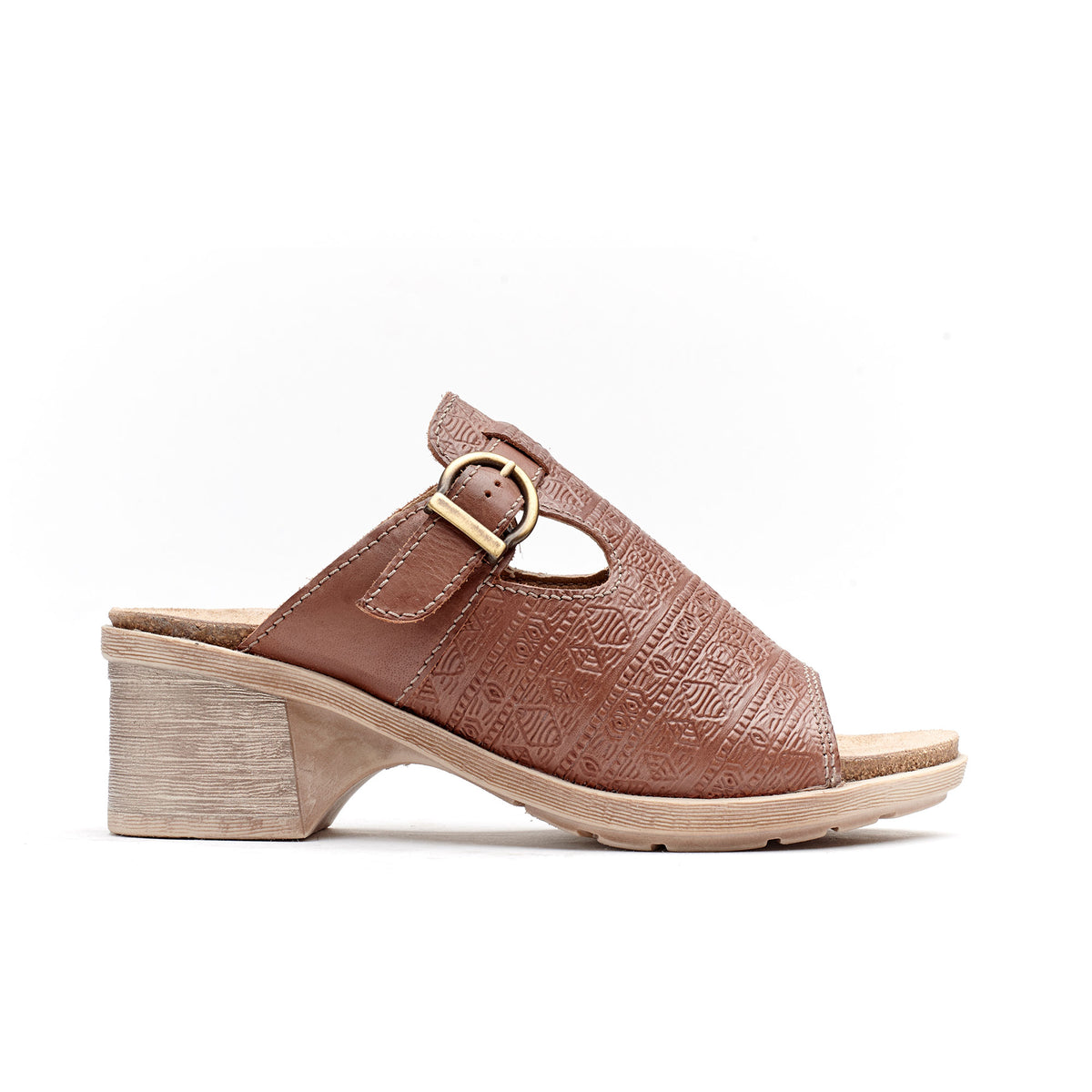 Sharon Leather Mule Sandals