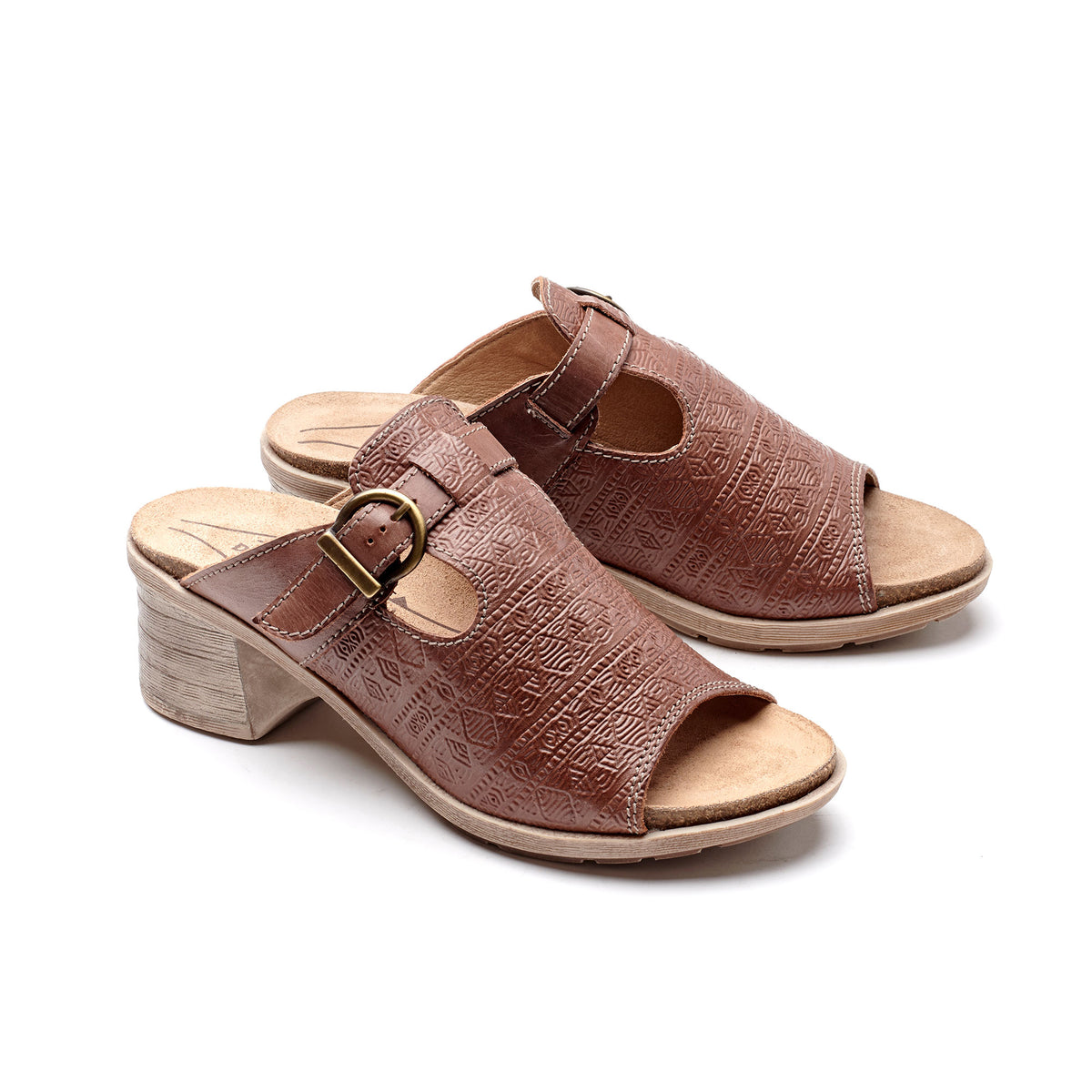 Sharon Leather Mule Sandals