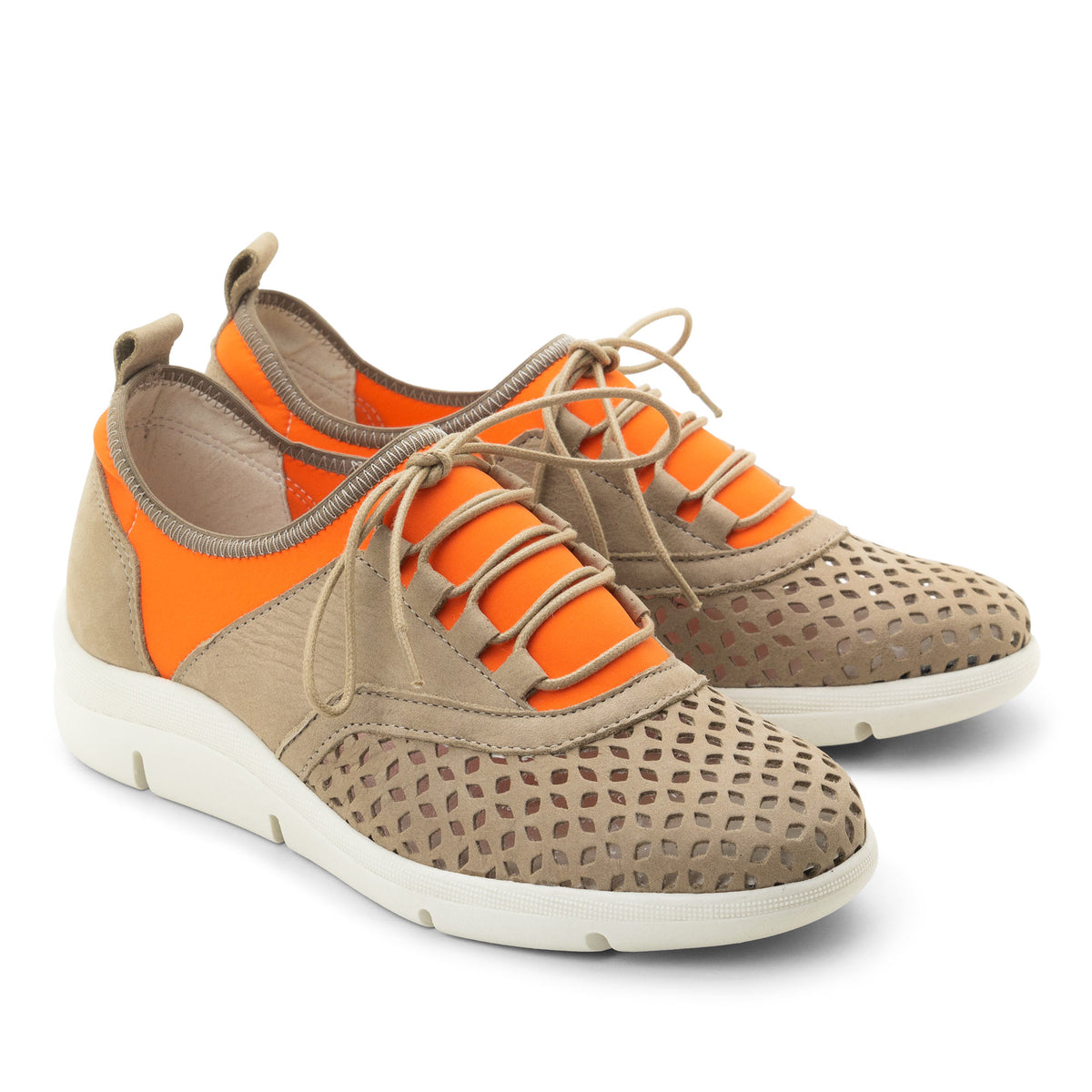 Valene Perforated Leather Comfort Shoe
