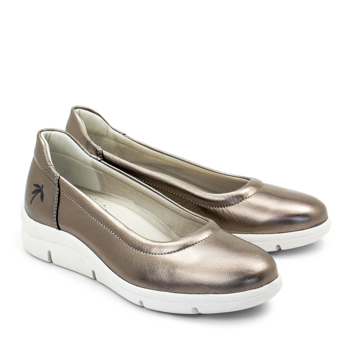 Vanessa Leather Slip-On Wedge