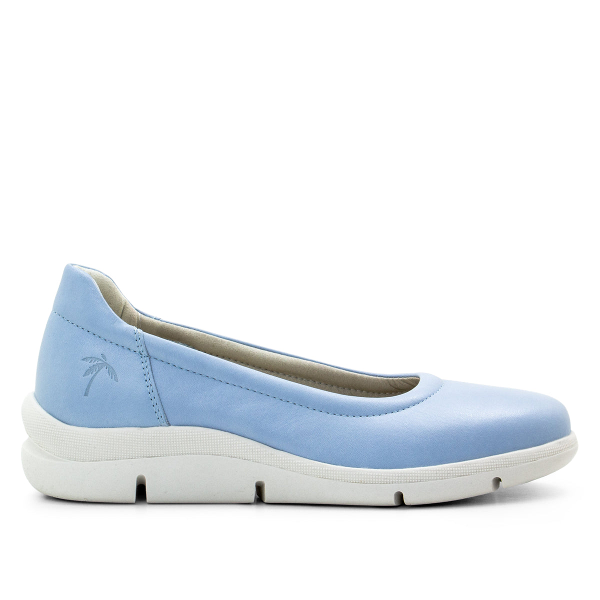 Vanessa Leather Slip-On Wedge