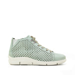 Victoria Perforated Leather Summer Bootie