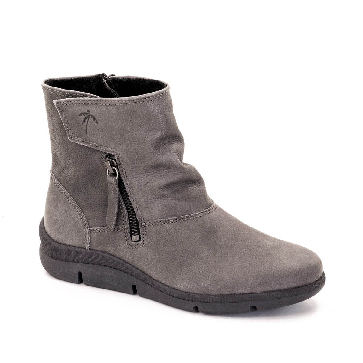 Vida Leather Slouch Bootie