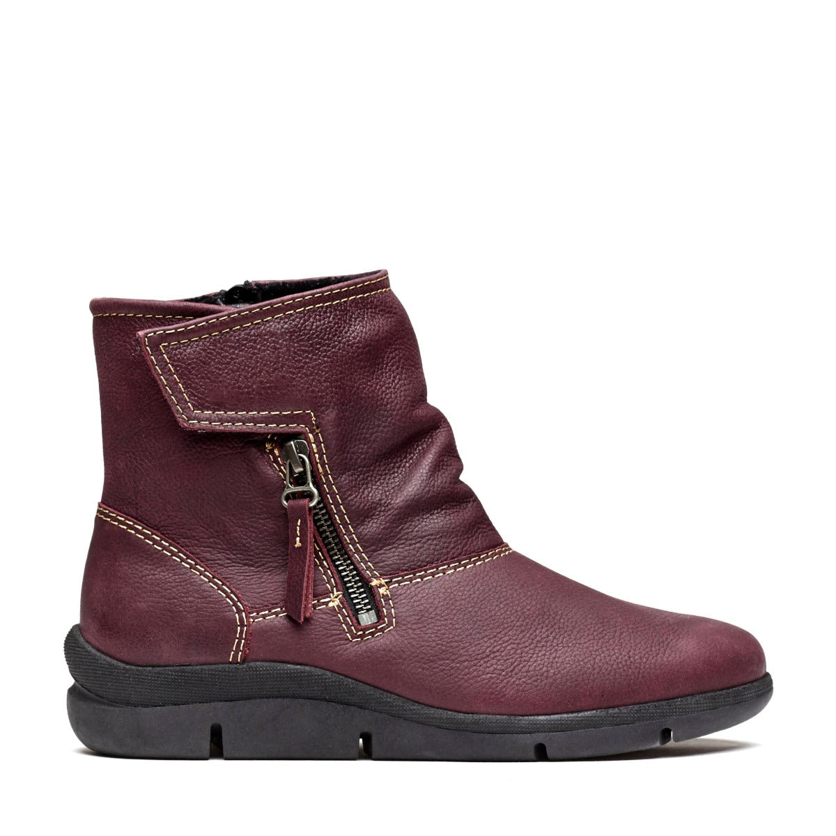 Vida Leather Slouch Bootie