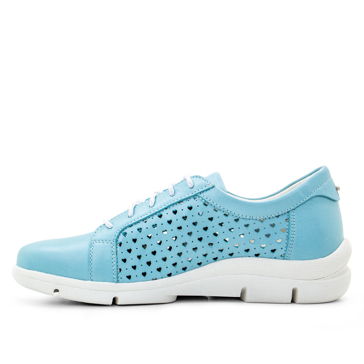 Vivian Perforated Leather Lace-Up Shoe