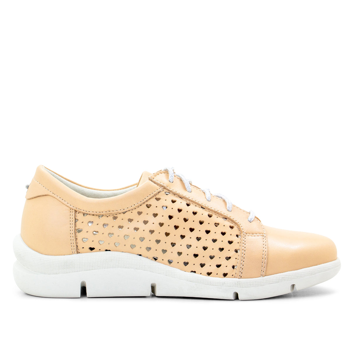 Vivian Perforated Leather Lace-Up Shoe