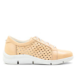 Vivian Perforated Leather Lace-Up Shoe