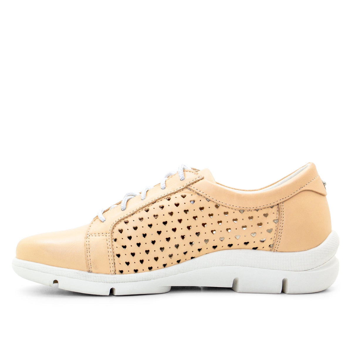 Vivian Perforated Leather Lace-Up Shoe