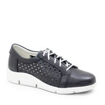 Vivian Perforated Leather Lace-Up Shoe