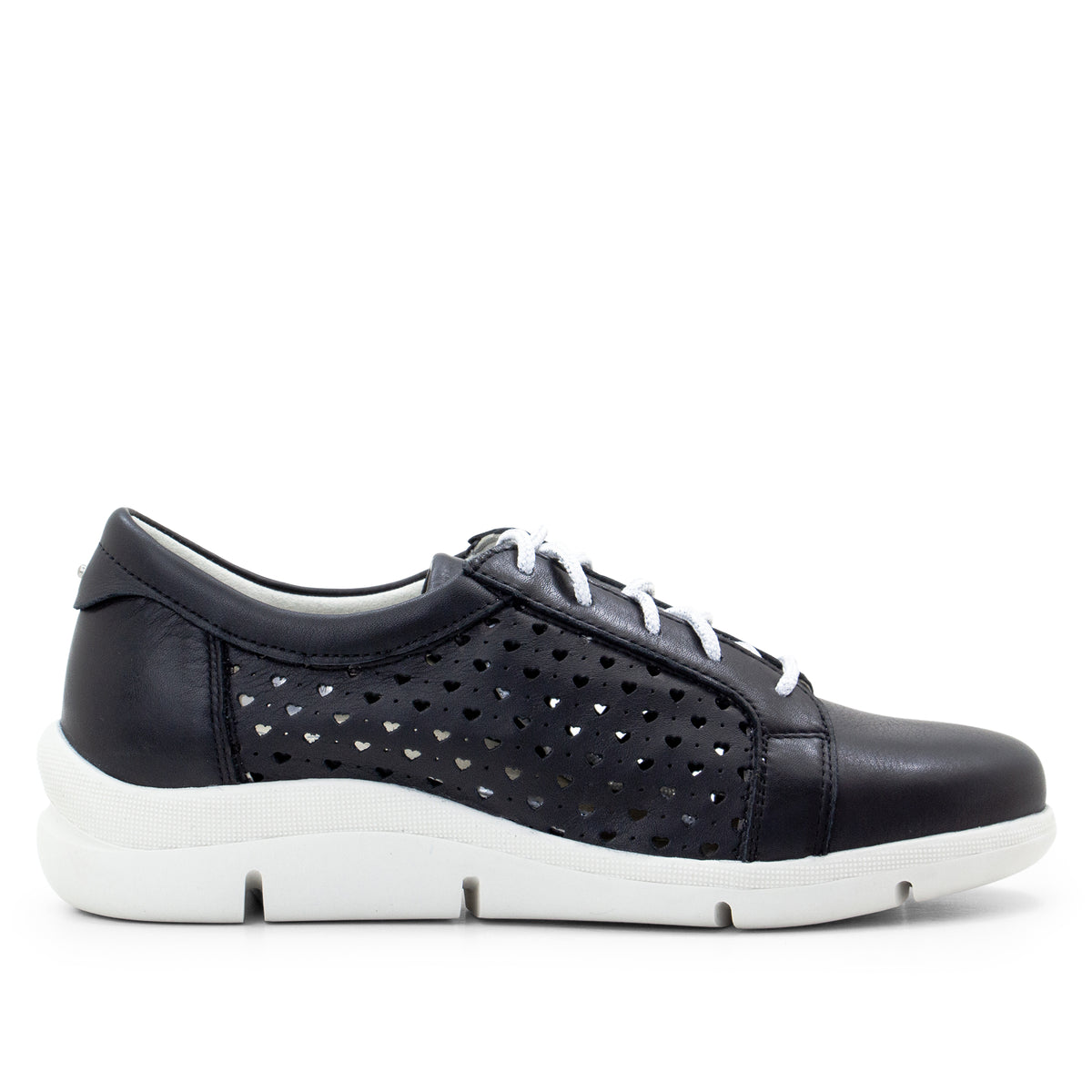Vivian Perforated Leather Lace-Up Shoe