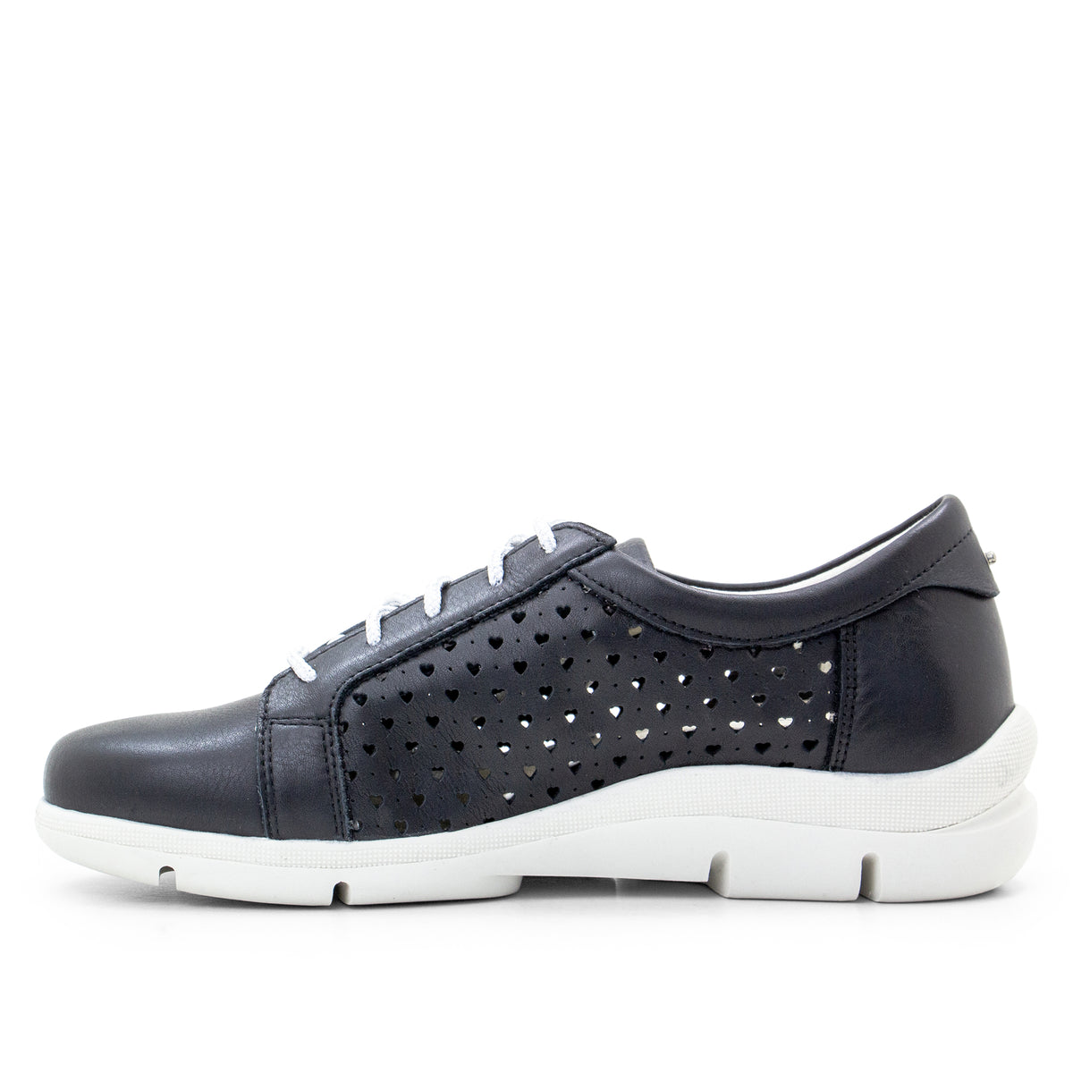 Vivian Perforated Leather Lace-Up Shoe