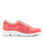 Vivian Perforated Leather Lace-Up Shoe