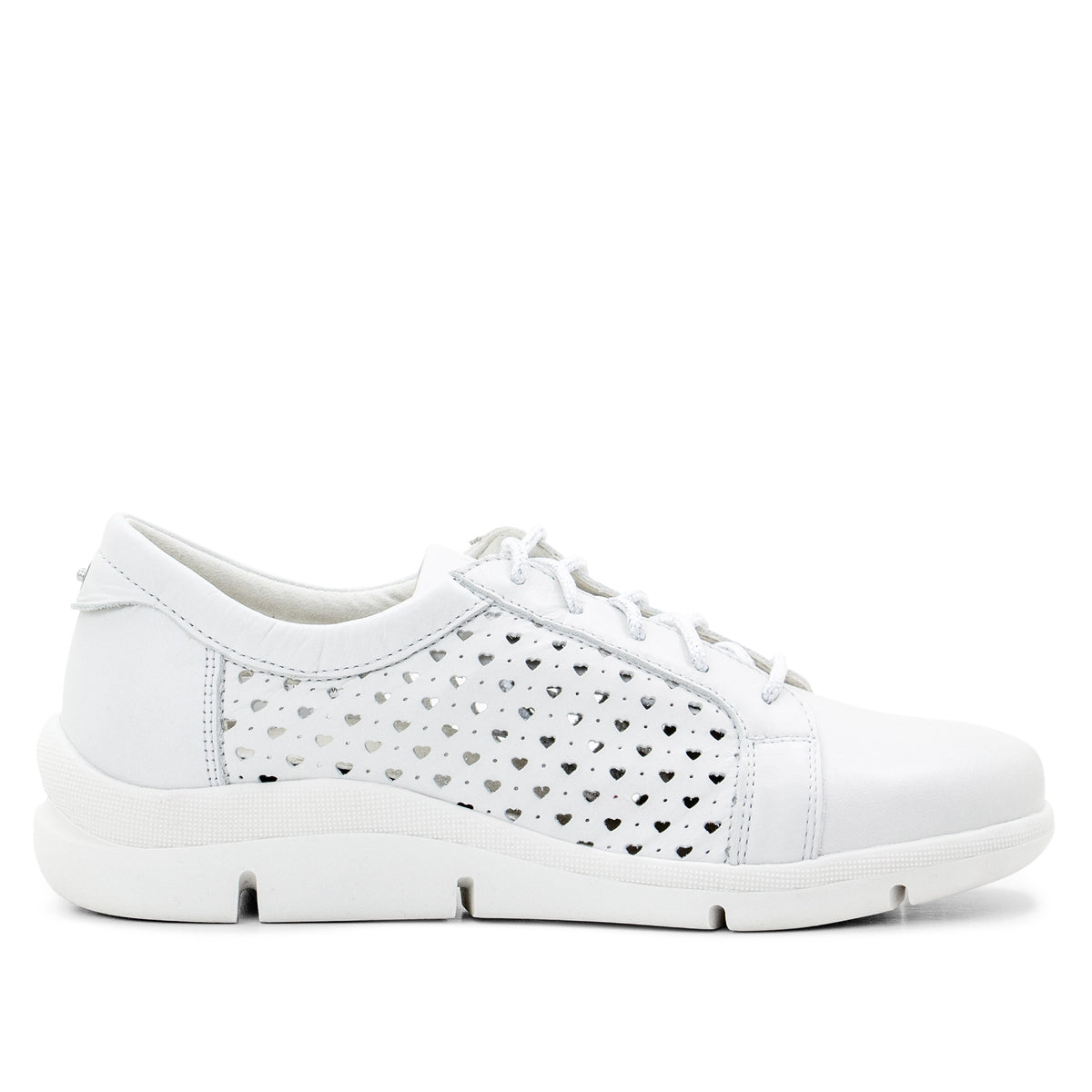 Vivian Perforated Leather Lace-Up Shoe