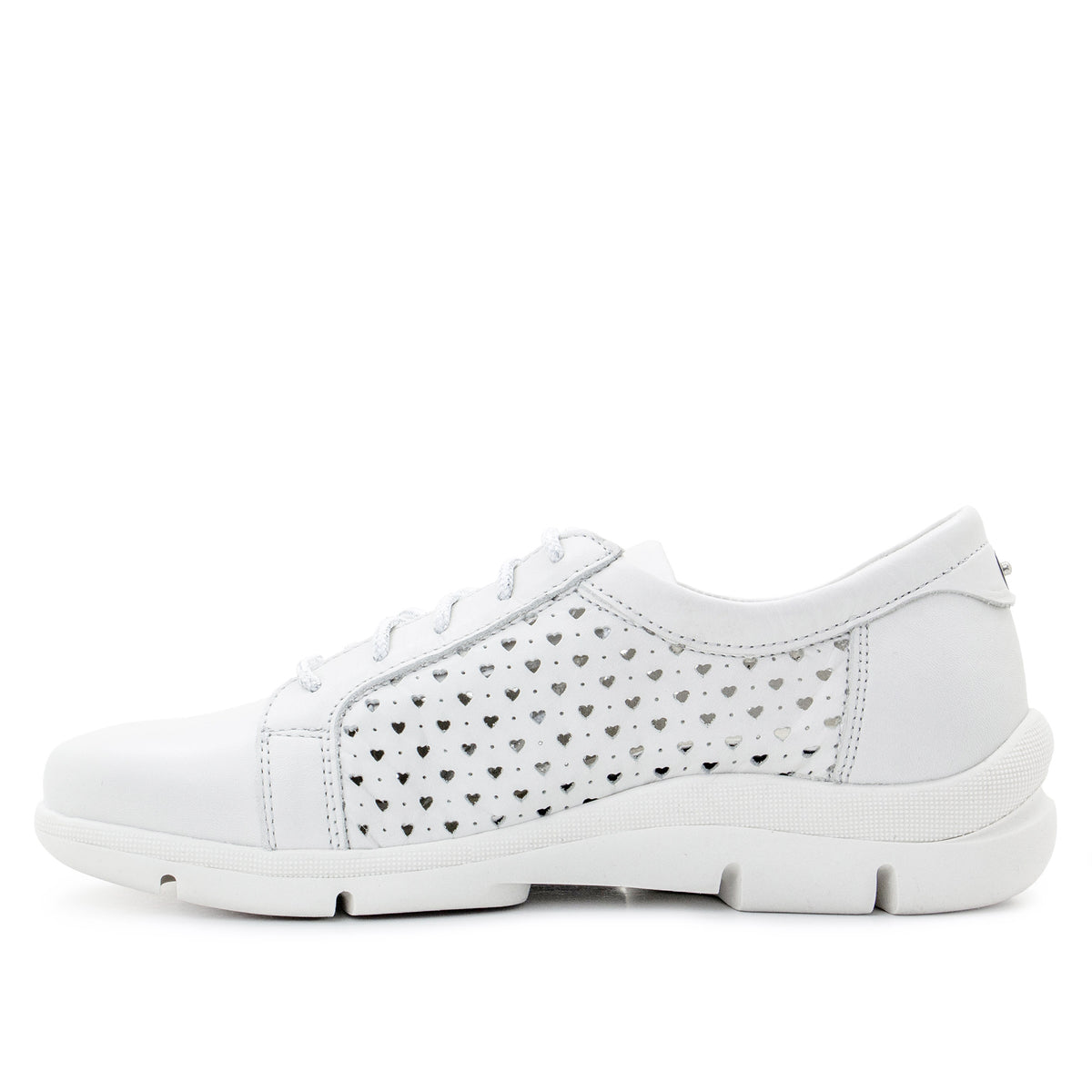 Vivian Perforated Leather Lace-Up Shoe
