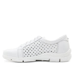 Vivian Perforated Leather Lace-Up Shoe