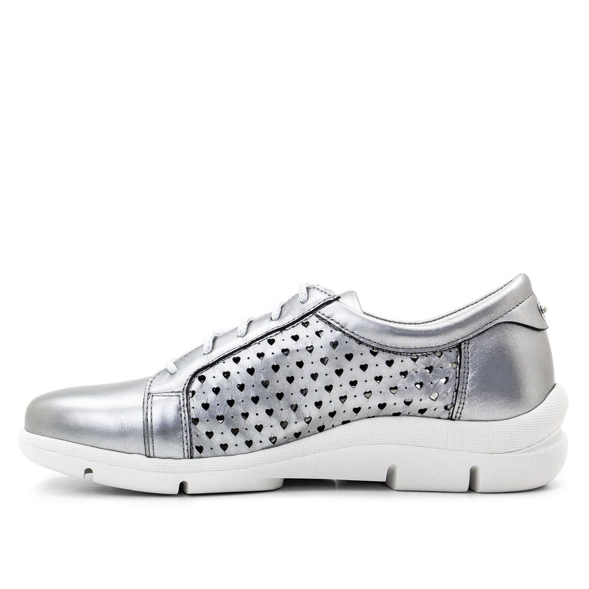 Vivian Perforated Leather Lace-Up Shoe